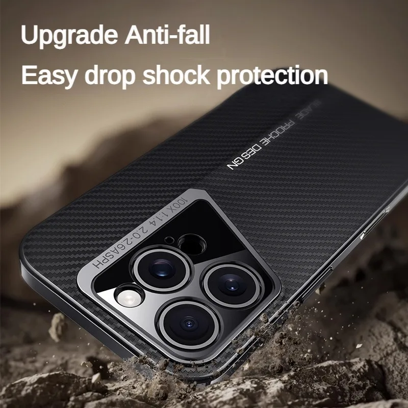 electroplated carbon fiber high-grade hard case for iPhone - Image 4