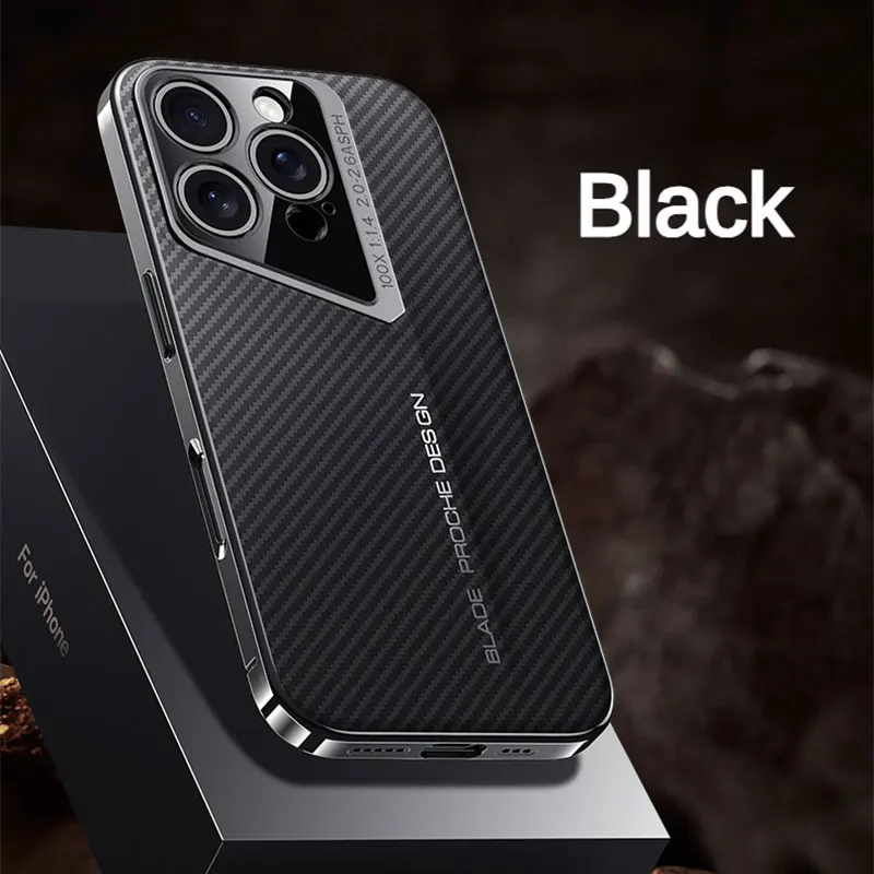 electroplated carbon fiber high-grade hard case for iPhone - Image 7