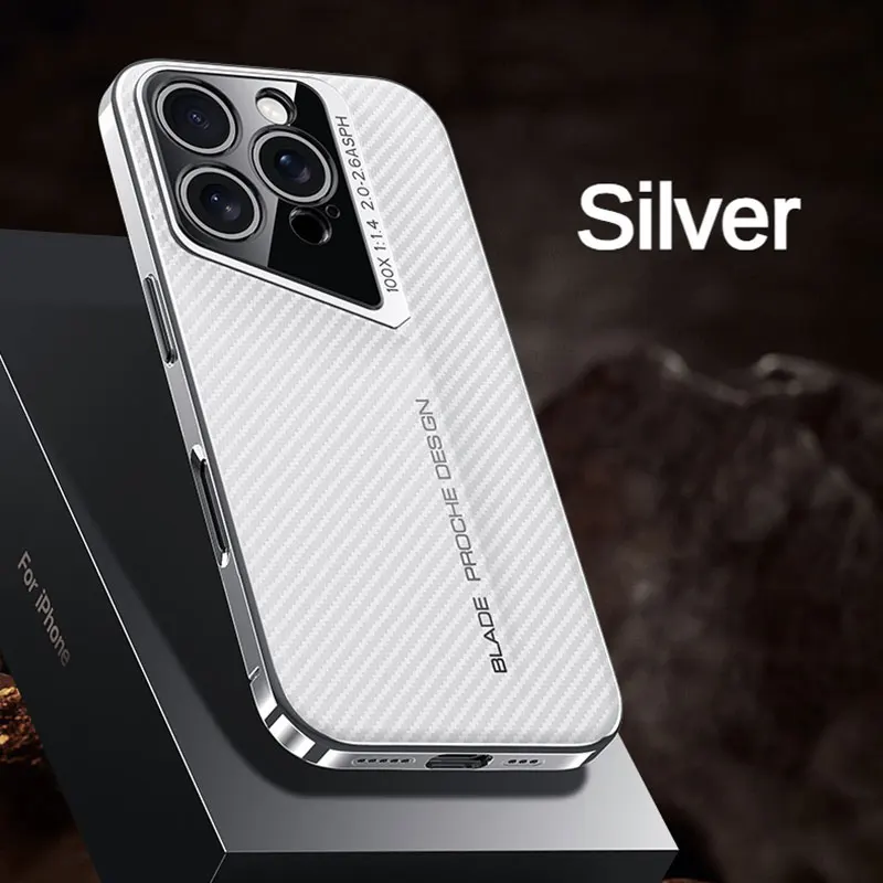 electroplated carbon fiber high-grade hard case for iPhone - Image 8