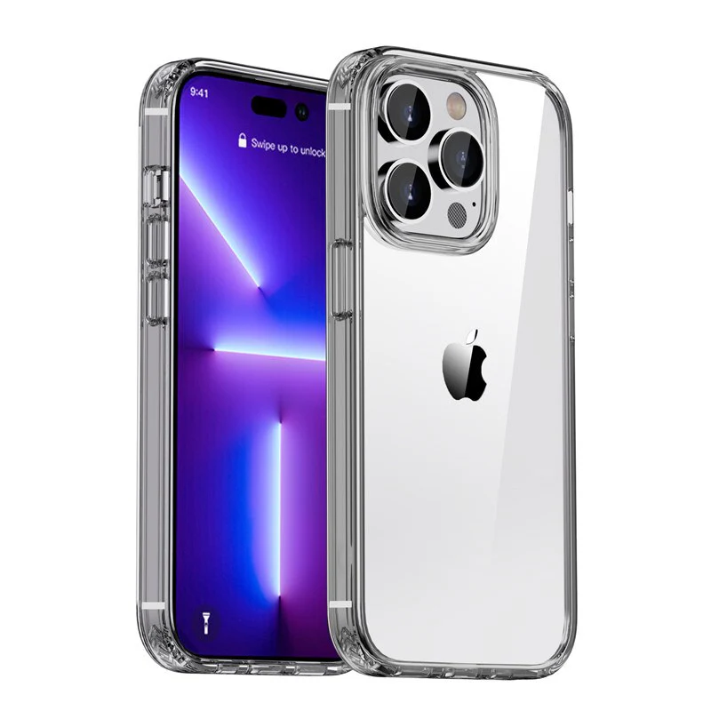 Transparent Thick Hard PC Shockproof Case For iPhone - Image 7