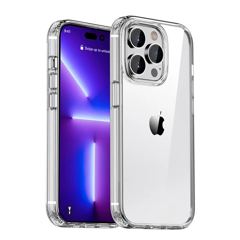 Transparent Thick Hard PC Shockproof Case For iPhone - Image 8