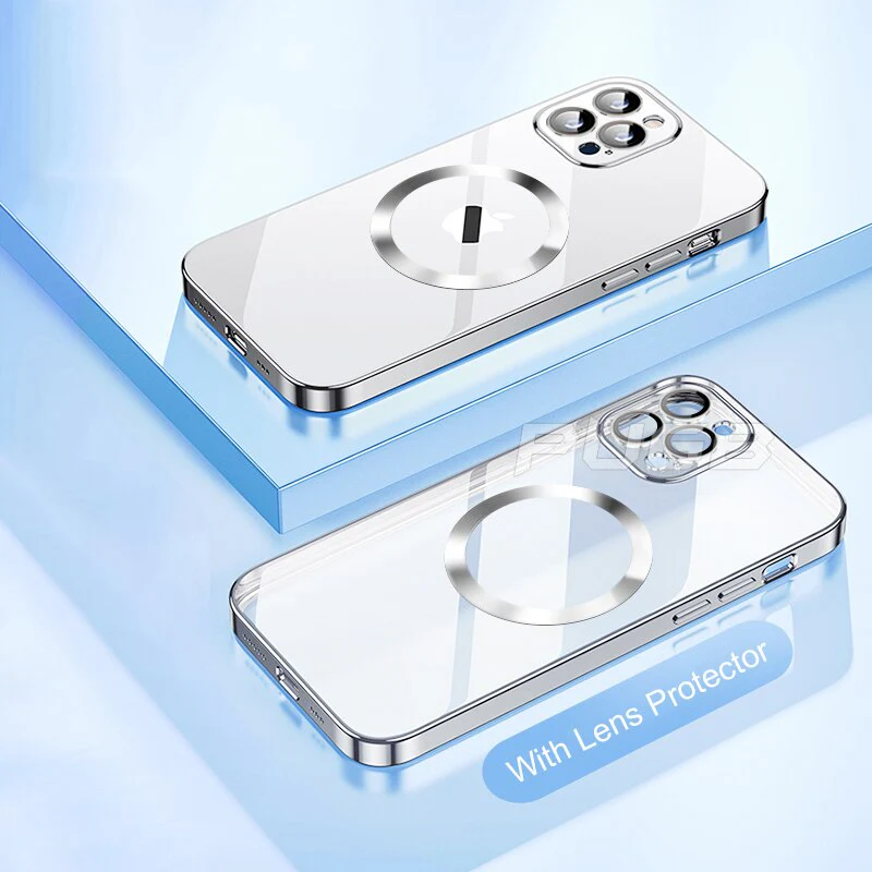 Transparent Silicone Magnetic Case For iPhone - Image 11
