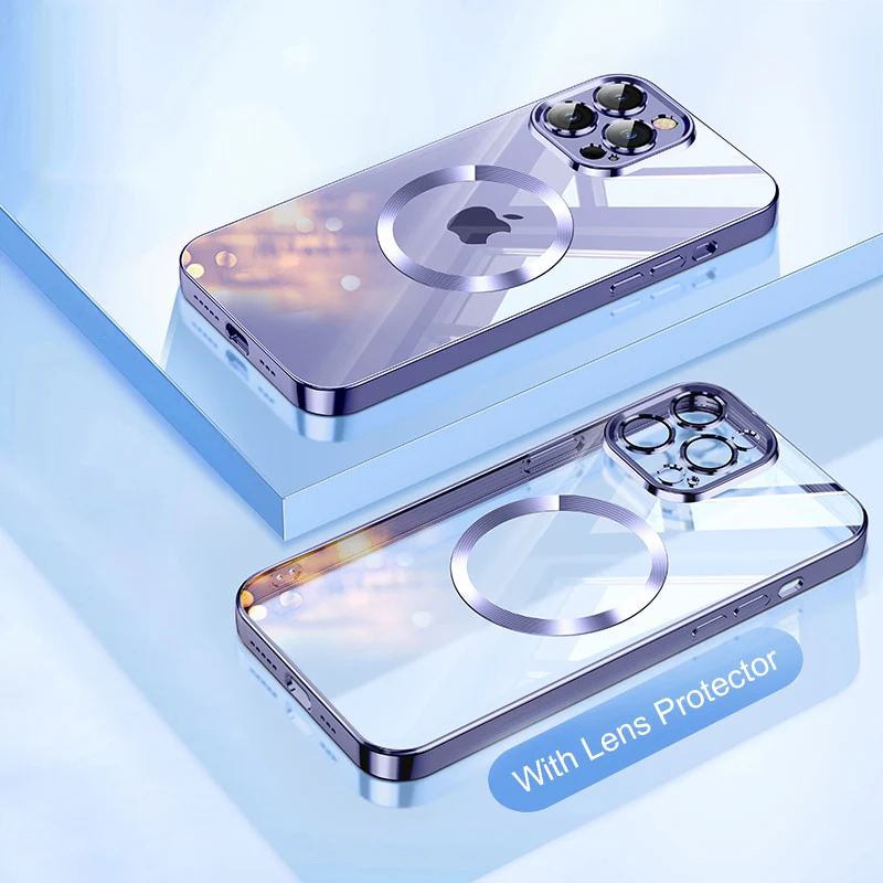 Transparent Silicone Magnetic Case For iPhone - Image 3