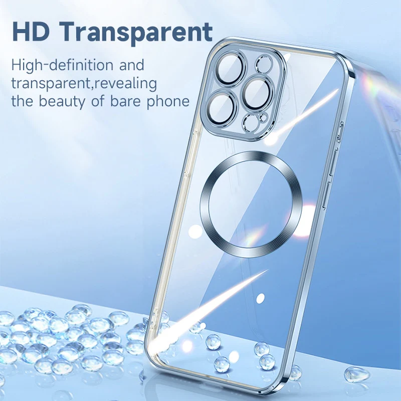 Transparent Silicone Magnetic Case For iPhone - Image 5