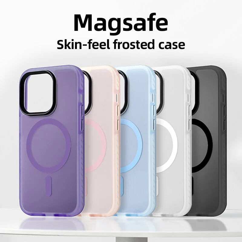 Translucent Matte Acrylic Magnetic Case For iPhone - Image 5