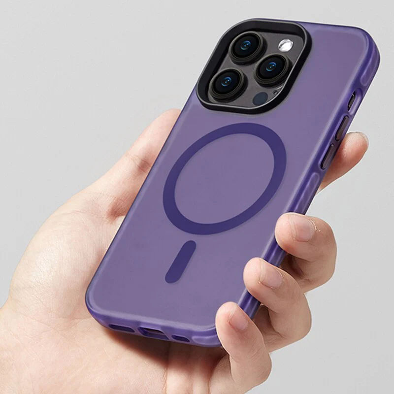 Translucent Matte Acrylic Magnetic Case For iPhone - Image 6