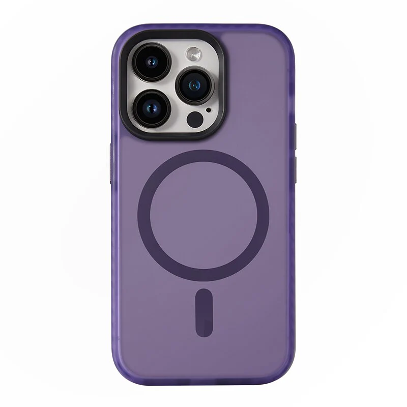 Translucent Matte Acrylic Magnetic Case For iPhone - Image 9
