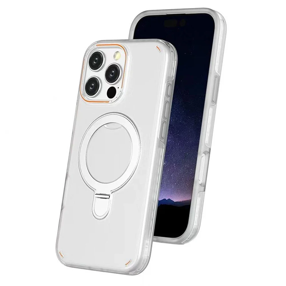 Luxury Magnetic Stand Two-Layer Protection Case For iPhone - Image 7