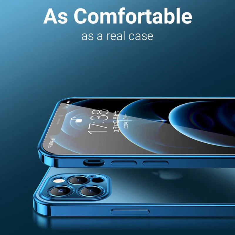 Transparent Silicone Square Case For iPhone - Image 5