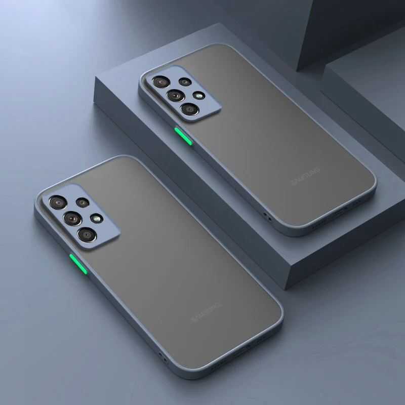 Shockproof Matte Clear Phone Case For Samsung - Image 12