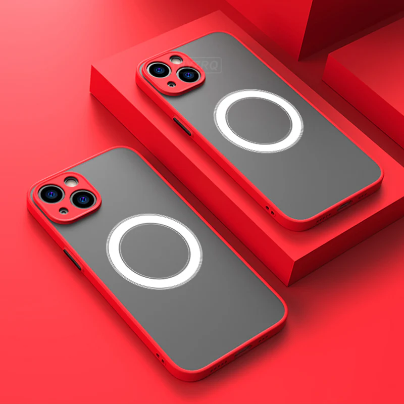 Magnetic Transparent Matte Case For iPhone - Image 11