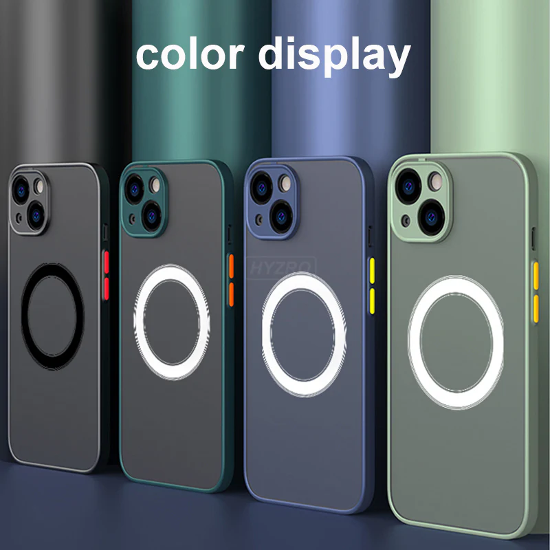 Magnetic Transparent Matte Case For iPhone - Image 3