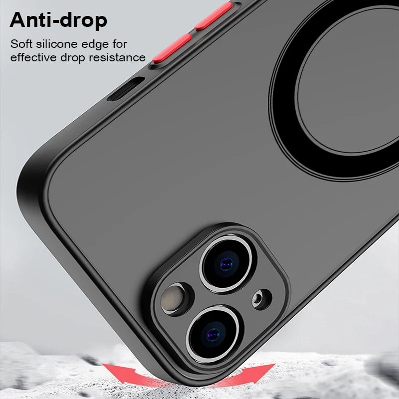 Magnetic Transparent Matte Case For iPhone - Image 5