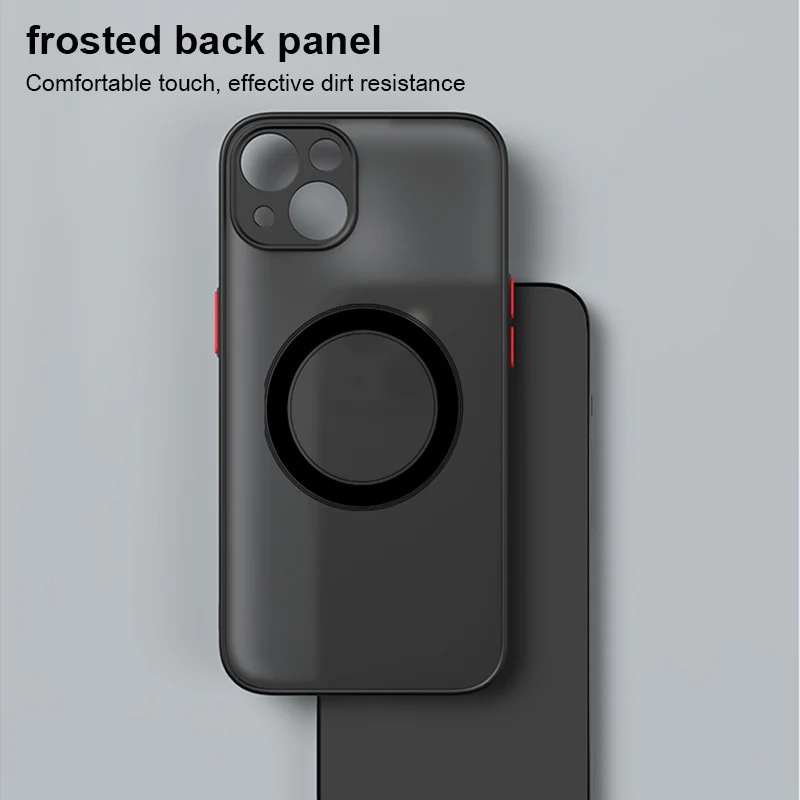 Magnetic Transparent Matte Case For iPhone - Image 6