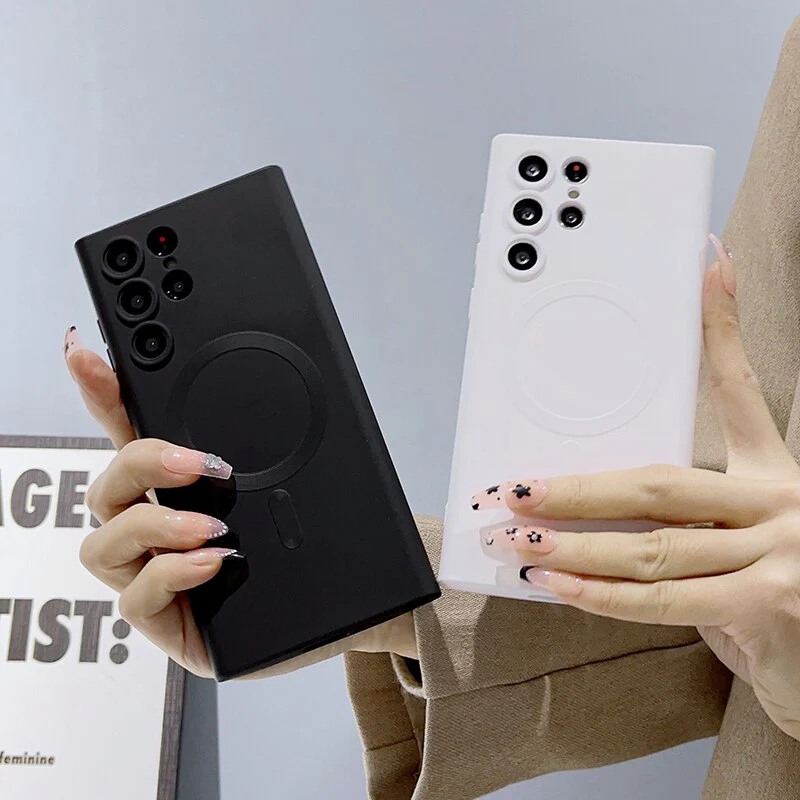 Magnetic Soft Silicone Case For Samsung Galaxy - Image 3