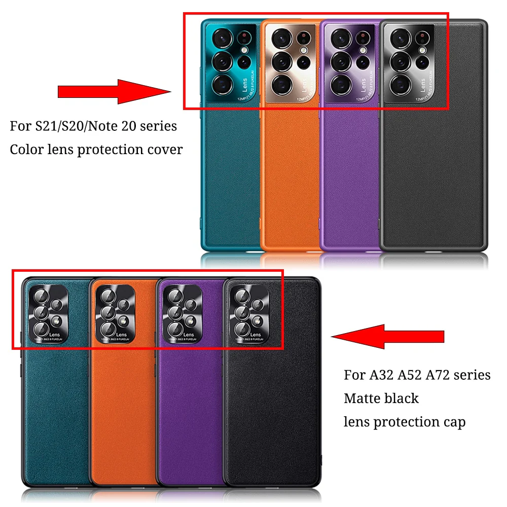 Luxury Ultra Thin Leather Case For Samsung - Image 6