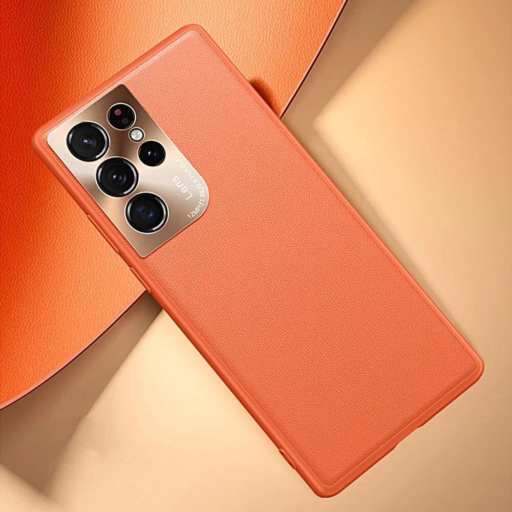 Luxury Ultra Thin Leather Case For Samsung - Image 8