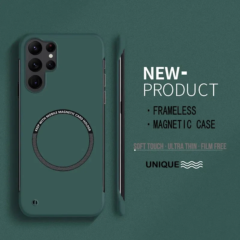 Ultra Thin Magnetic Frameless Hard Case For Samsung - Image 10