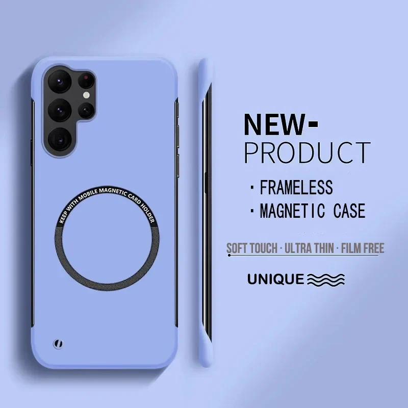 Ultra Thin Magnetic Frameless Hard Case For Samsung - Image 3