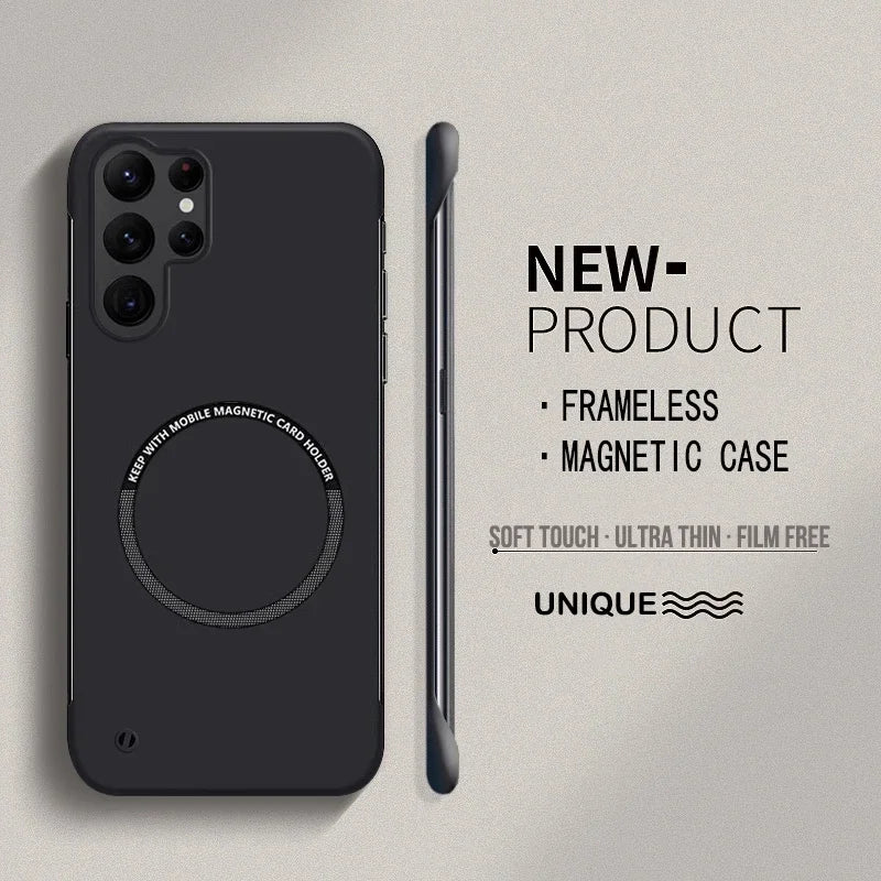 Ultra Thin Magnetic Frameless Hard Case For Samsung - Image 6