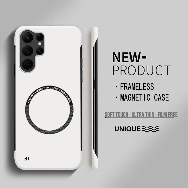 Ultra Thin Magnetic Frameless Hard Case For Samsung - Image 8