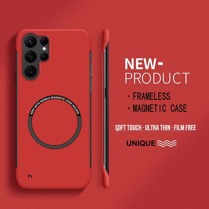 Ultra Thin Magnetic Frameless Hard Case For Samsung - Image 9