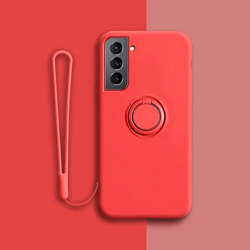 Soft Silicone Ring Stand Case For Samsung - Image 10