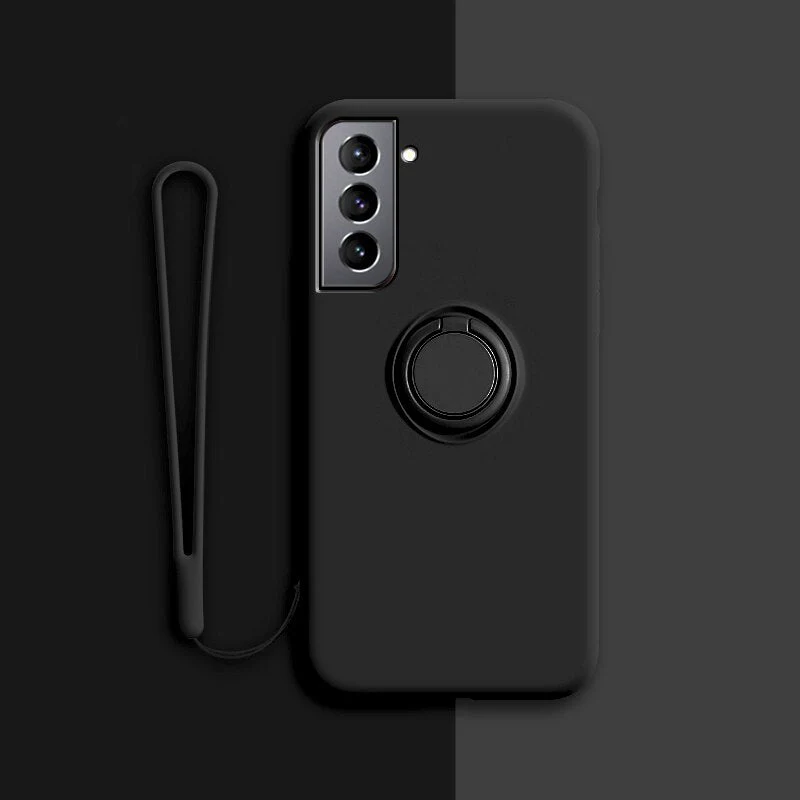 Soft Silicone Ring Stand Case For Samsung - Image 7