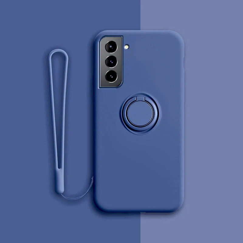 Soft Silicone Ring Stand Case For Samsung - Image 8